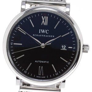 IWC SCHAFFHAUSEN Portofino IW356508 Date black Dial Automatic Men's Watch_819665